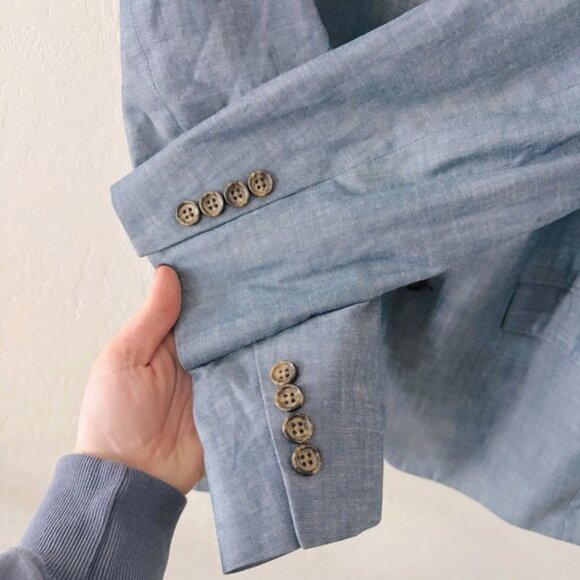 Bonobos Men's Blue Blazer Standard Fit Size 40 R - Picture 4 of 7